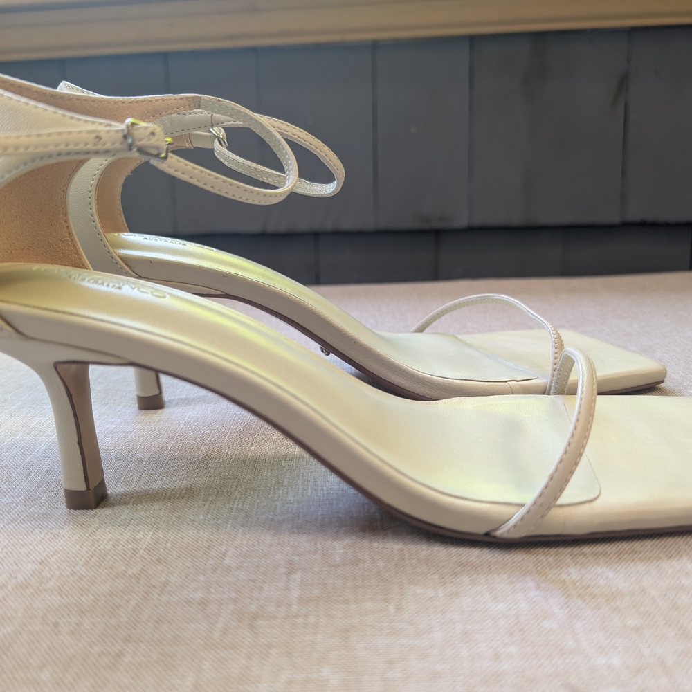 Tony Bianco Cream Heels - Picture 8 of 12